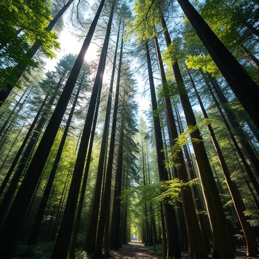 Stanley Park's towering trees and forest trails